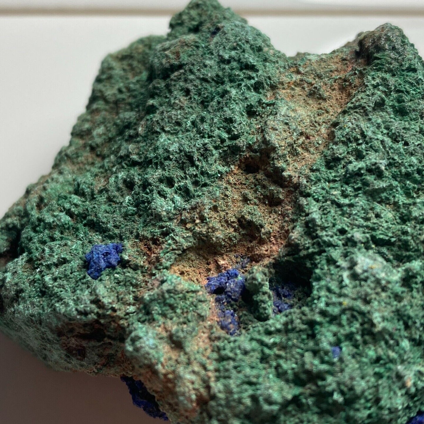 MALACHITE WITH AZURITE FROM COPPER BELT ZAMBIA  128g MF3932