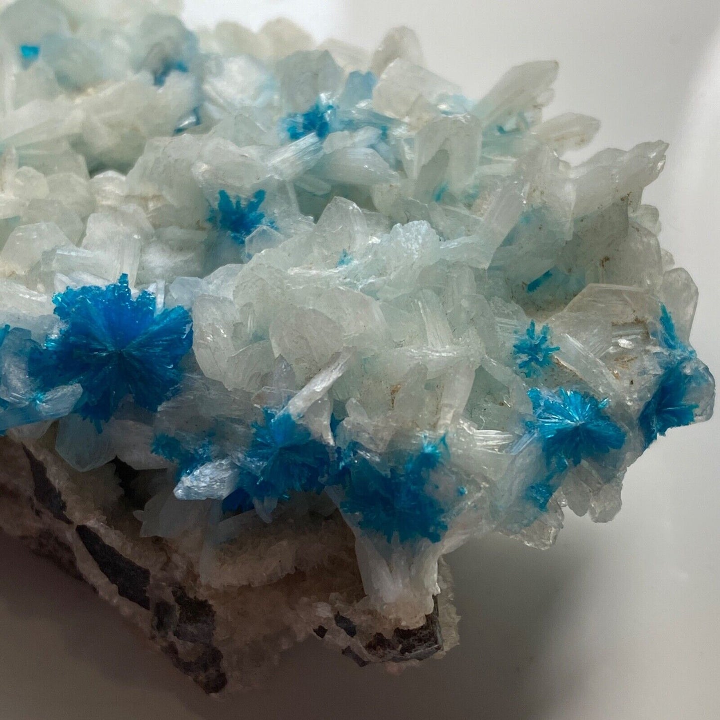 CAVENSITE ON STILBITE FROM WAGHOLI, PUNE, INDIA 114g MF6964