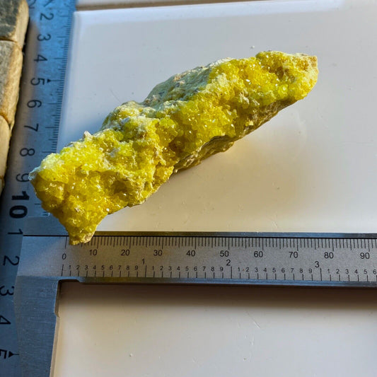 SULPHUR CRYSTAL ASSEMBLAGE FROM STEAMBOAT SPRINGS, NEVADA
