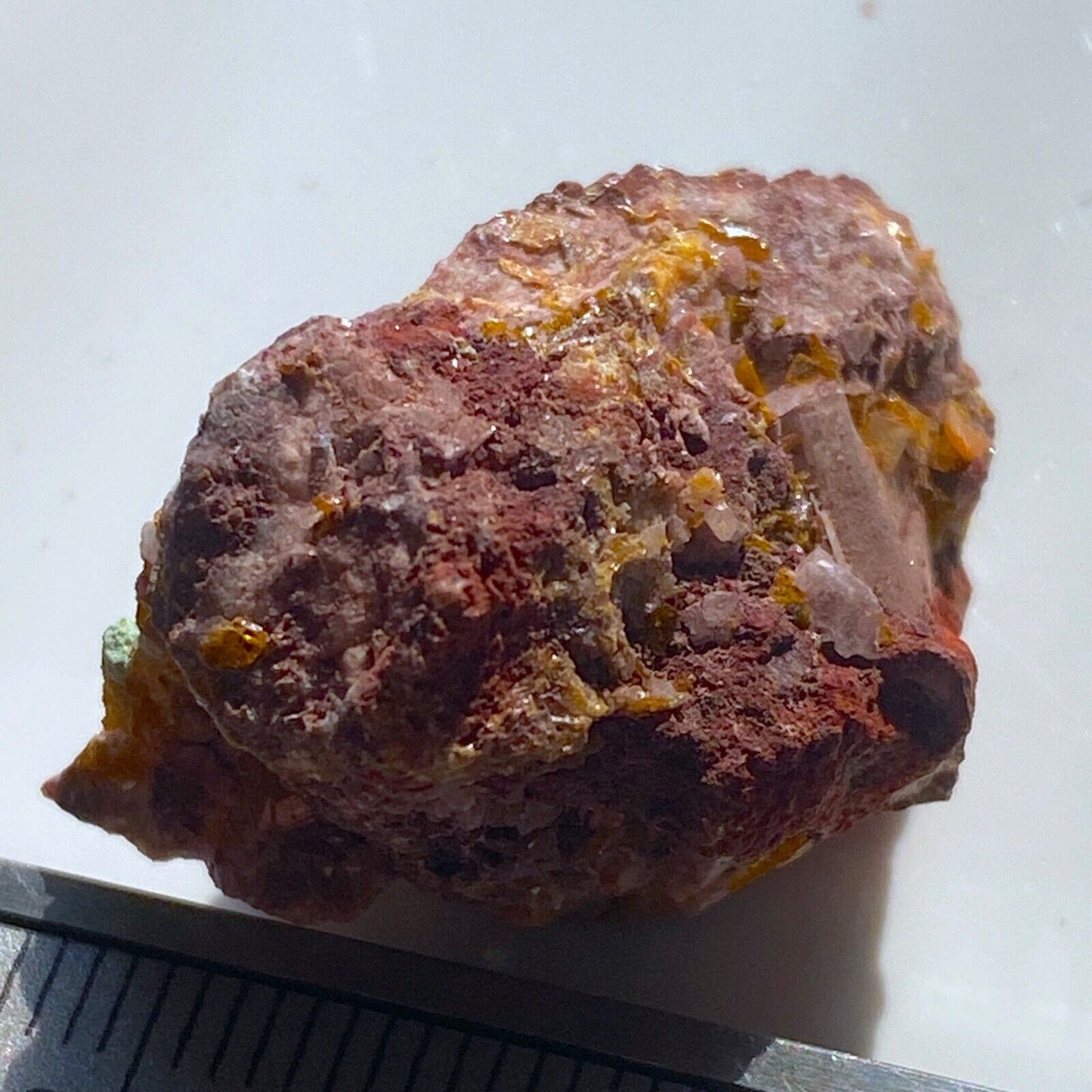 WULFENITE WITH DOLOMITE ETC 9g FROM TOUSSITE 9g MF1210