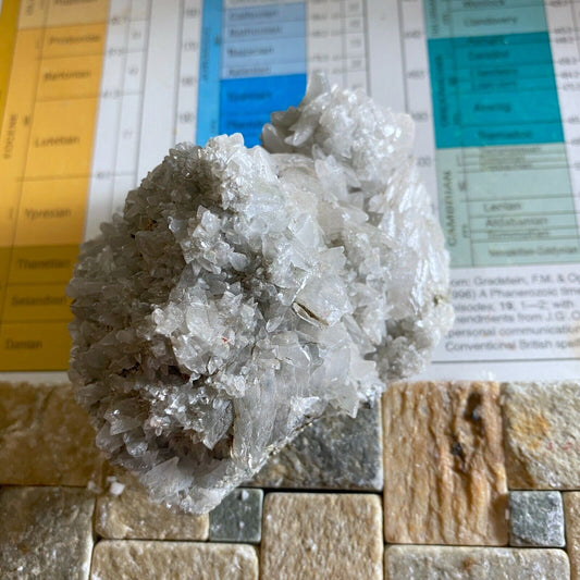 CALCITE WITH PYRITE FROM LIMA , PERU 300g MF3072
