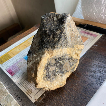 SPHALERITE/PYRITE ETC FROM BUTTE MINING DISTRICT, MONTANA, HEAVY 1615g MF964