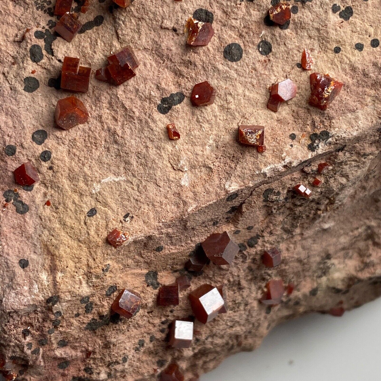 VANADINITE ON MATRIX FROM MOROCCO SUBSTANTIAL 675g MF359