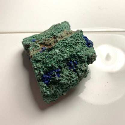 MALACHITE WITH AZURITE FROM COPPER BELT ZAMBIA  128g MF3932