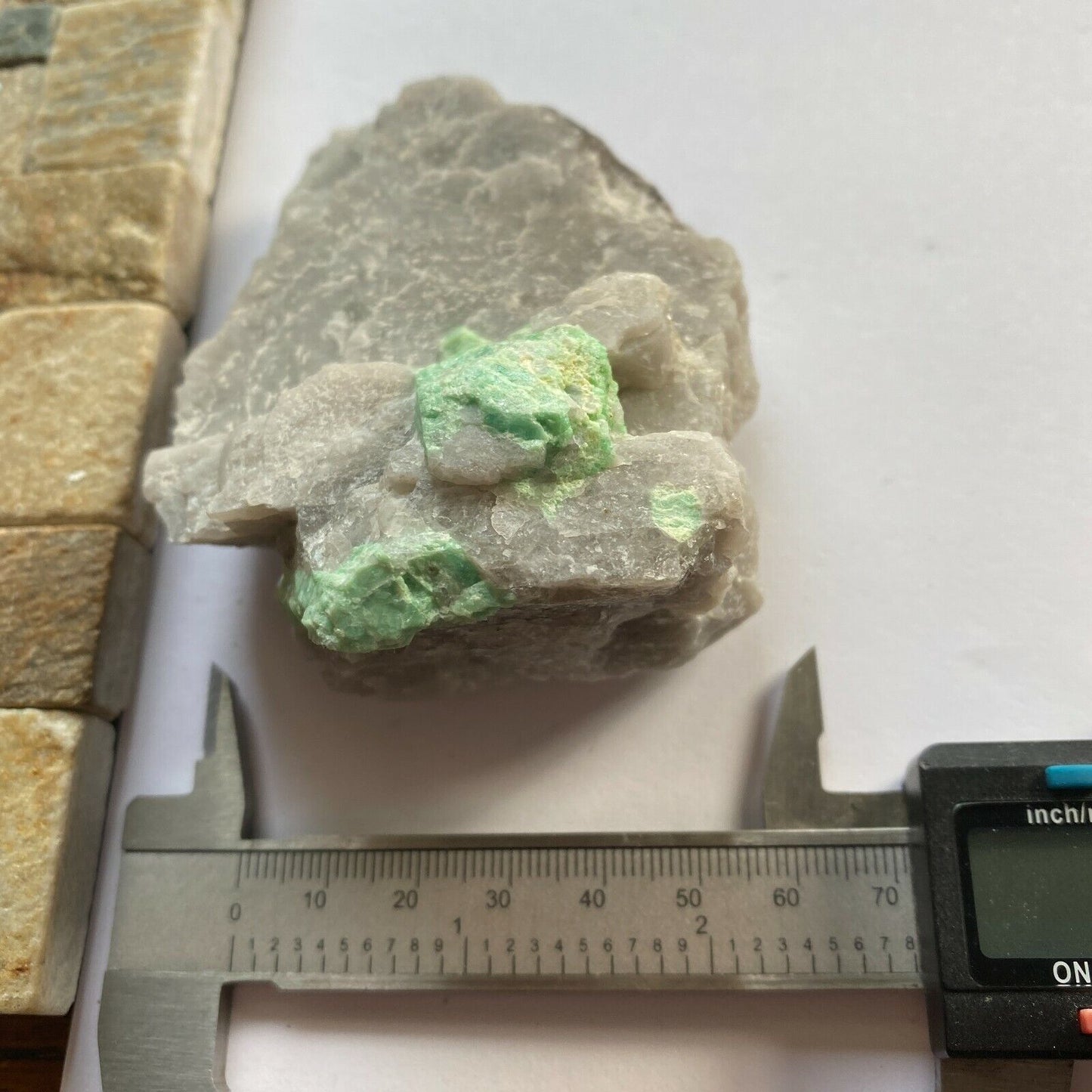 EMERALD BERYL ON MATRIX FROM MINAS GERAIS BRAZIL SUBSTANTIAL 247g MF9051