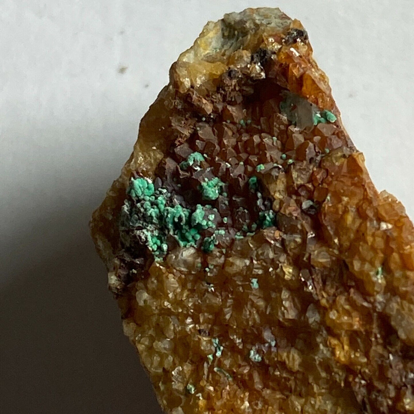 ROSASITE/MALACHITE ON MATRIX FROM DRY GILL CUMBRIA 75g  MF315