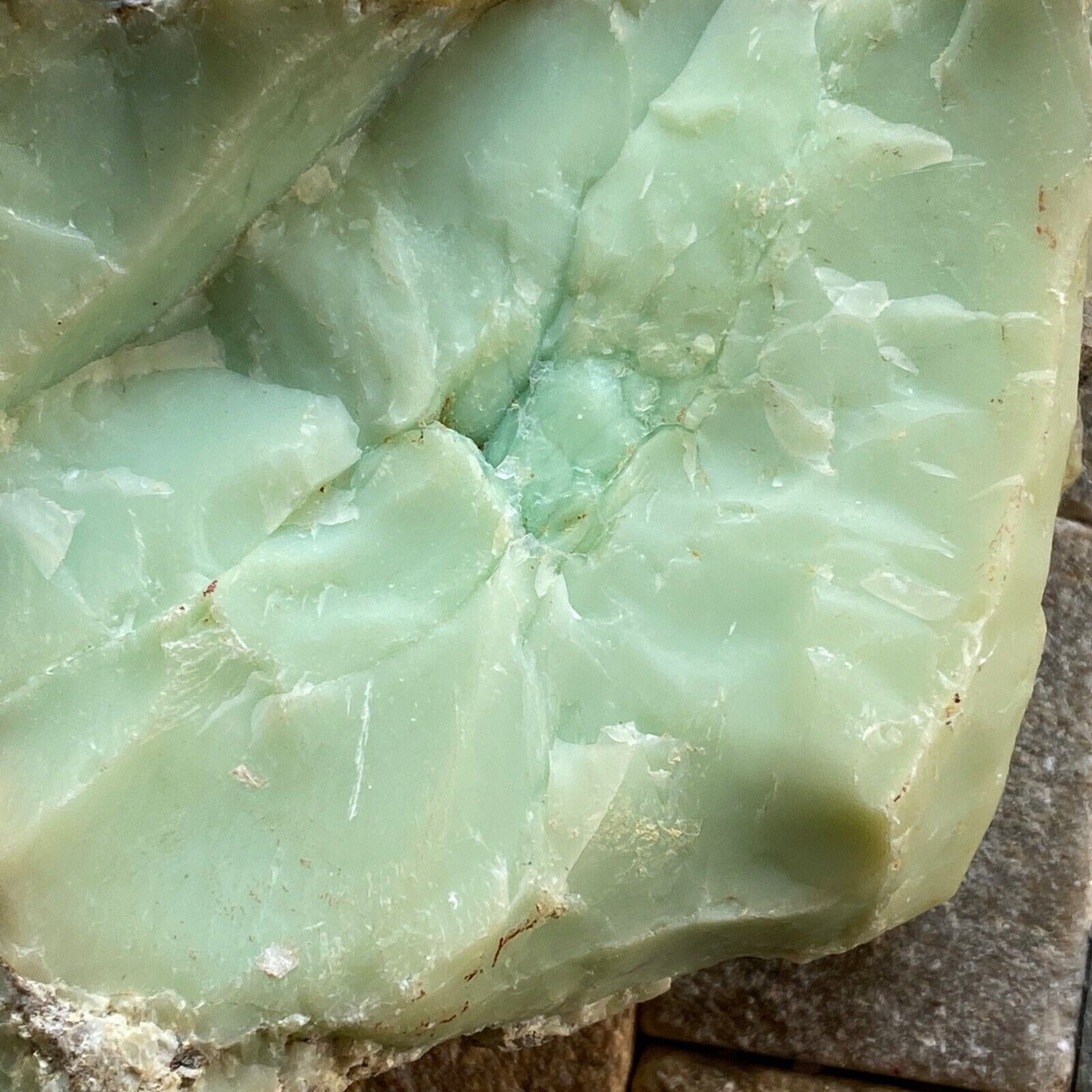 CHRYSOPRASE DE LA MINE DE SZKLARY, POLOGNE 227g MF6883