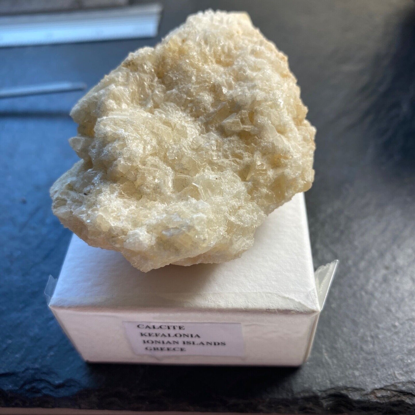 CALCITE FROM KEFALONIA, GREECE UBUSUAL SPECIMEN 105g MF1192