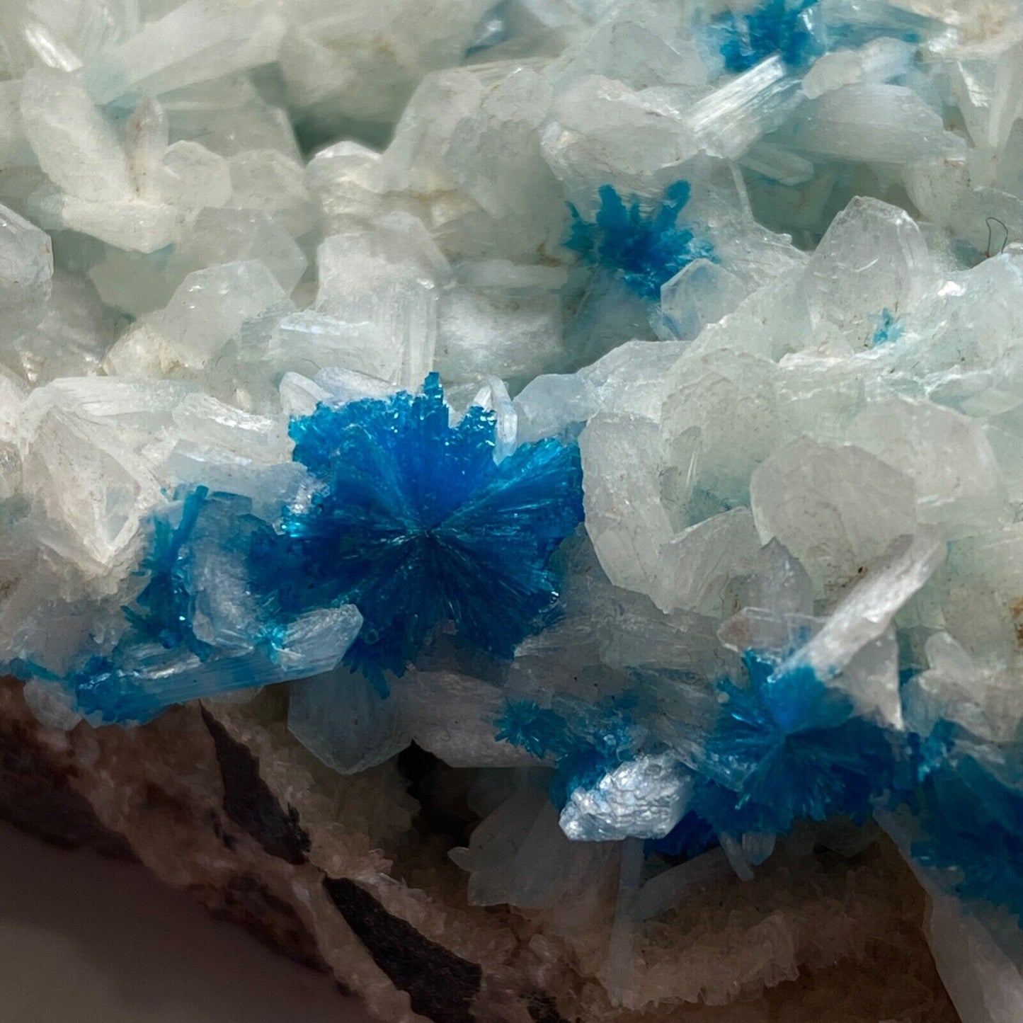 CAVENSITE ON STILBITE FROM WAGHOLI, PUNE, INDIA 114g MF6964