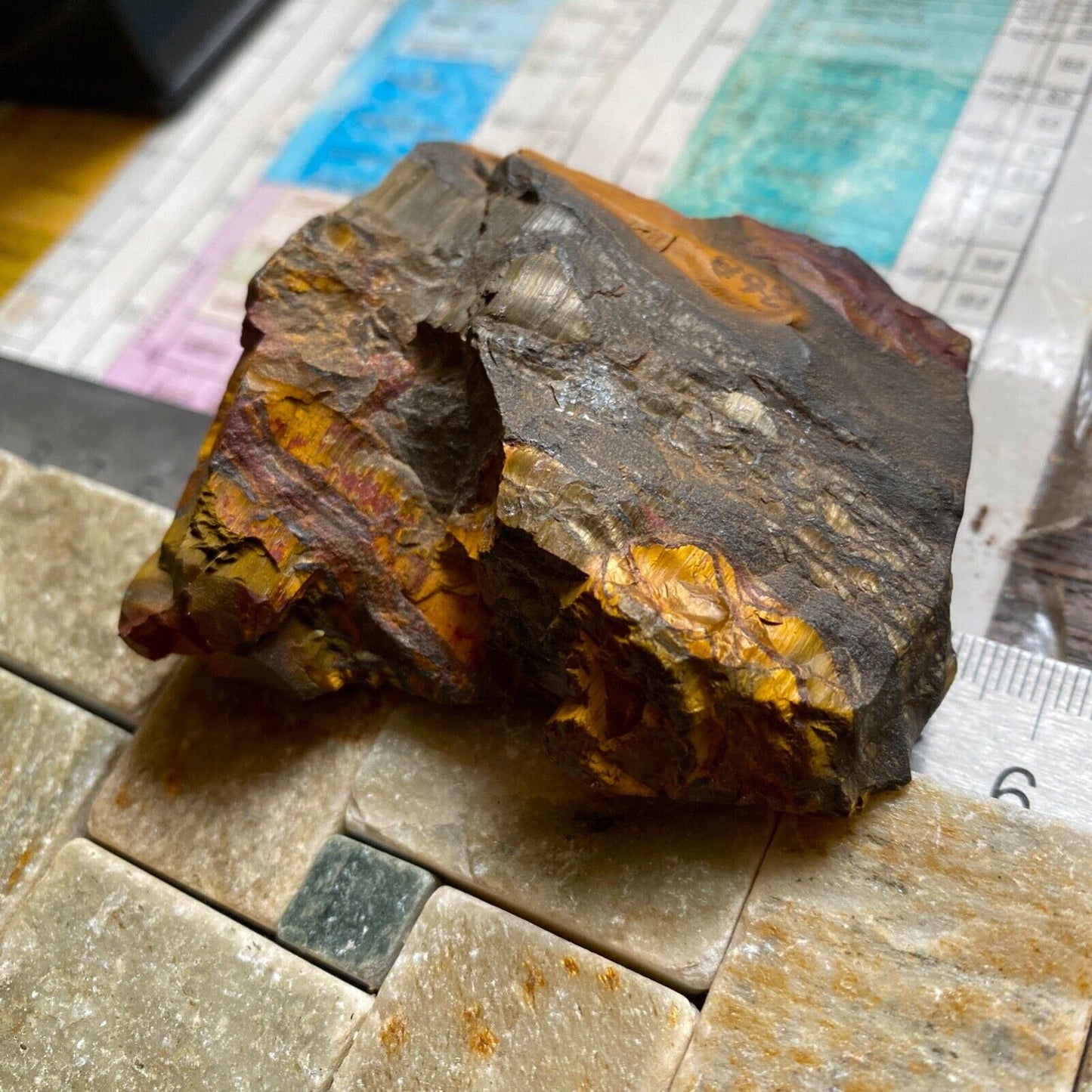 TIGERS EYE FROM BROCKMAN MOUNTAIN, AUSTRALIA 162g MF1033