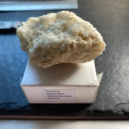 CALCITE FROM KEFALONIA, GREECE UBUSUAL SPECIMEN 105g MF1192