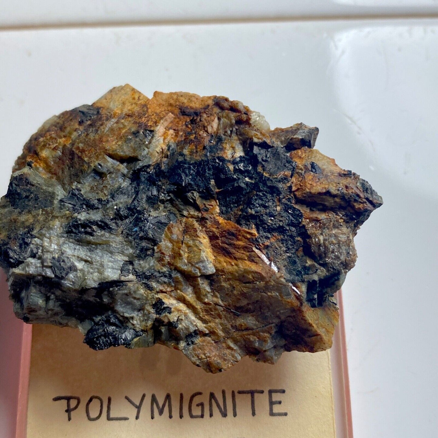 POLYMIGNITE [ZIRCONOLITE] FROM LARVIK, NORWAY 37g MF6982