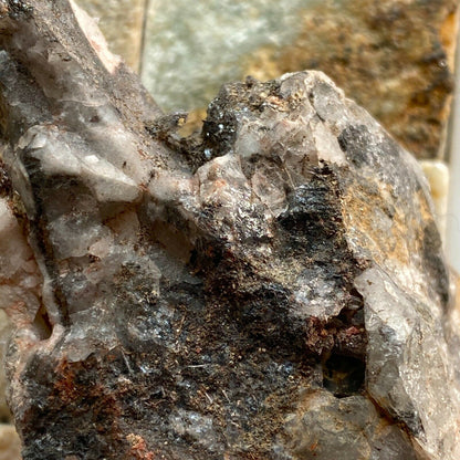 QUARTZ WITH TRACES OF SPECULARITE BOTALLACK MINE CORNWALL 126g MF13