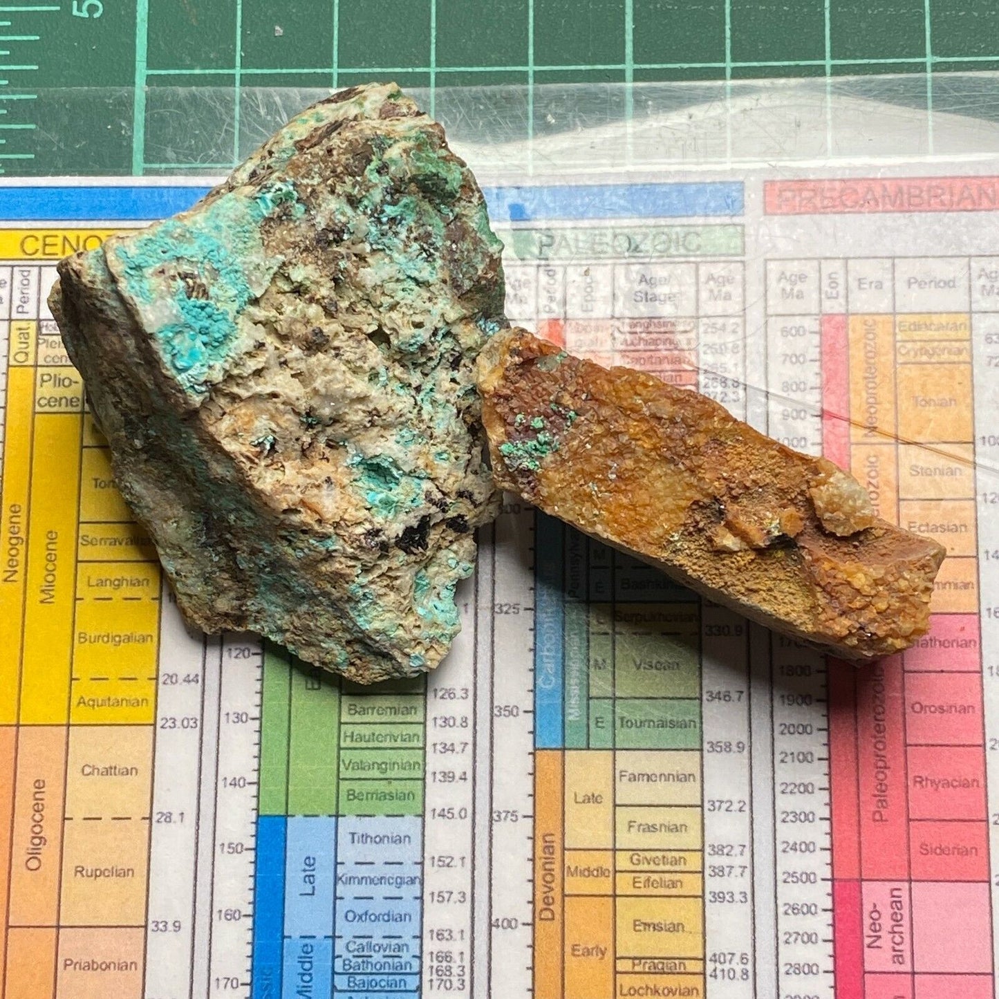 ROSASITE/MALACHITE ON MATRIX FROM DRY GILL CUMBRIA 75g  MF315