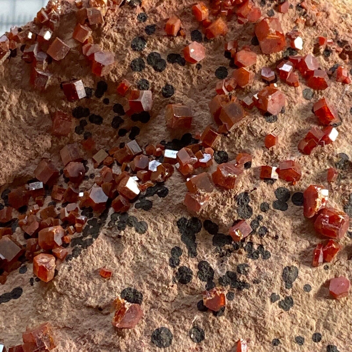 VANADINITE SUR MATRICE DU MAROC SUBSTANTIEL 675g MF359