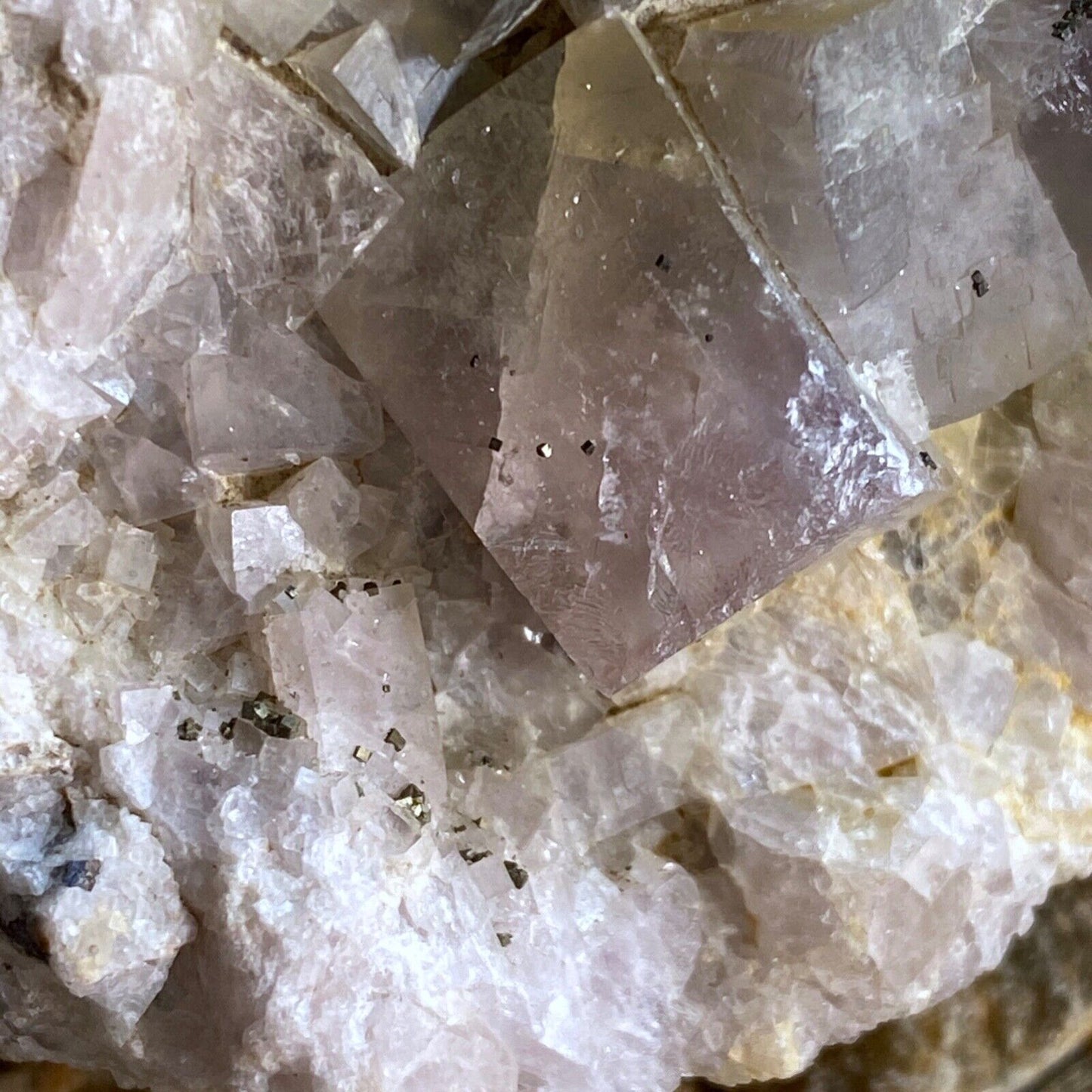 FLUORITE (WITH GALENA/PYRITE ETC) FROM FRAZERS HUSH MINE 465g MF1307