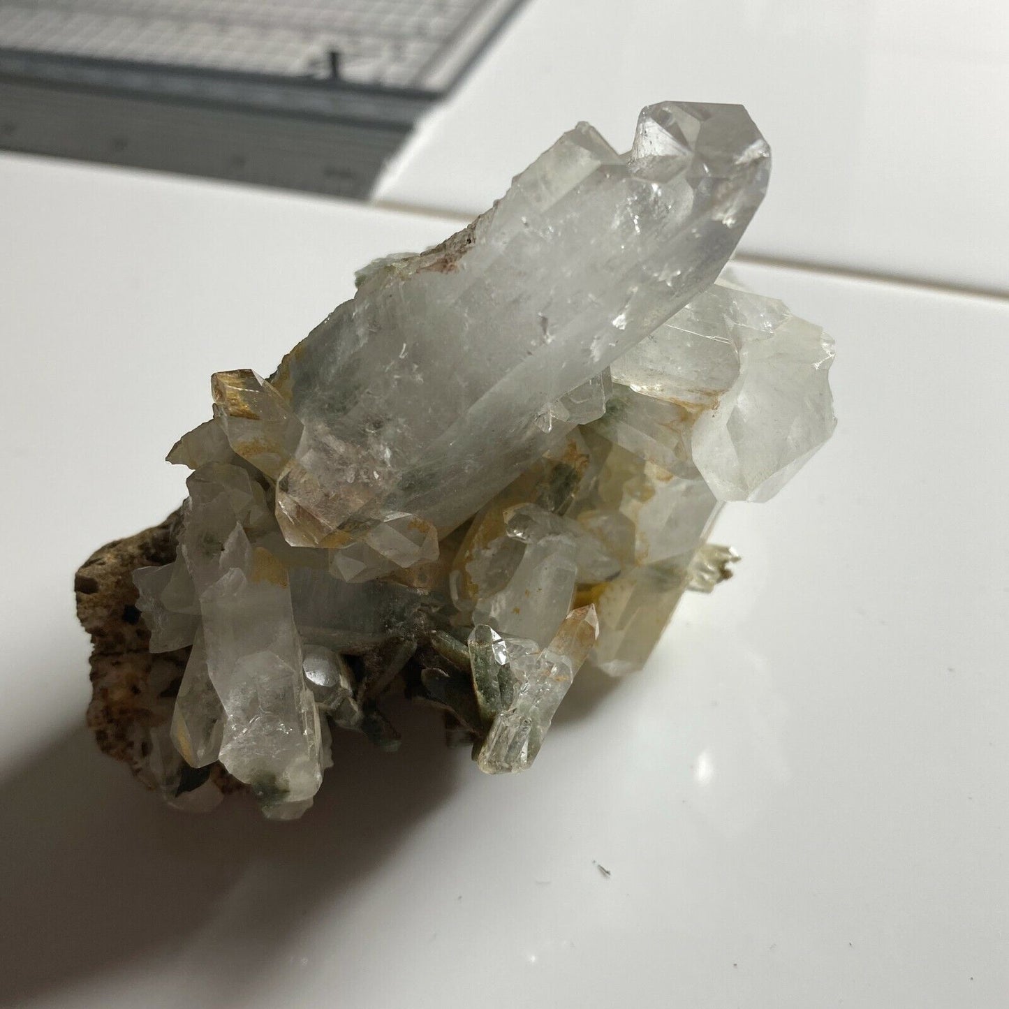 QUARTZ CRYSTAL CLUSTER FROM BALOCHISTAN, PAKISTAN 165g MF3117