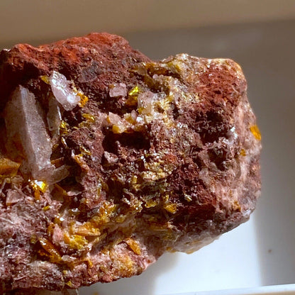 WULFENITE WITH DOLOMITE ETC 9g FROM TOUSSITE 9g MF1210