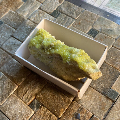 SULPHUR CRYSTAL ASSEMBLAGE FROM STEAMBOAT SPRINGS, NEVADA