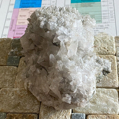 CALCITE WITH PYRITE FROM LIMA , PERU 300g MF3072