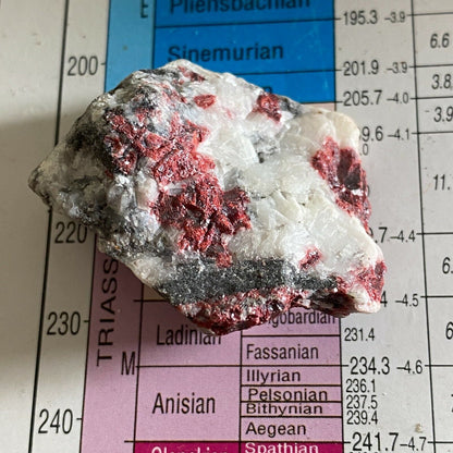 CINNABAR ON MATRIX FROM HUANCAVALICA, PERU  30g  ET139