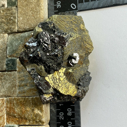 SPHALERITE & PYRITE A FINE SPECIMEN FROM PERU 195g  MF3527